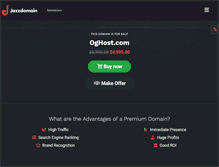 Tablet Screenshot of oghost.com
